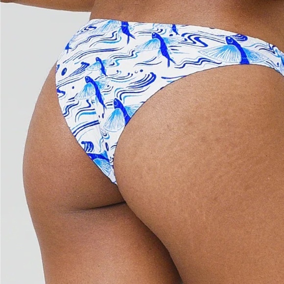 FISCH Flamands Bikini Bottom NWT Size Medium in Blur Flying Fish - Picture 2 of 6
